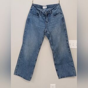 Hollister Low Rise Baggy Medium Wash Jeans Size 10